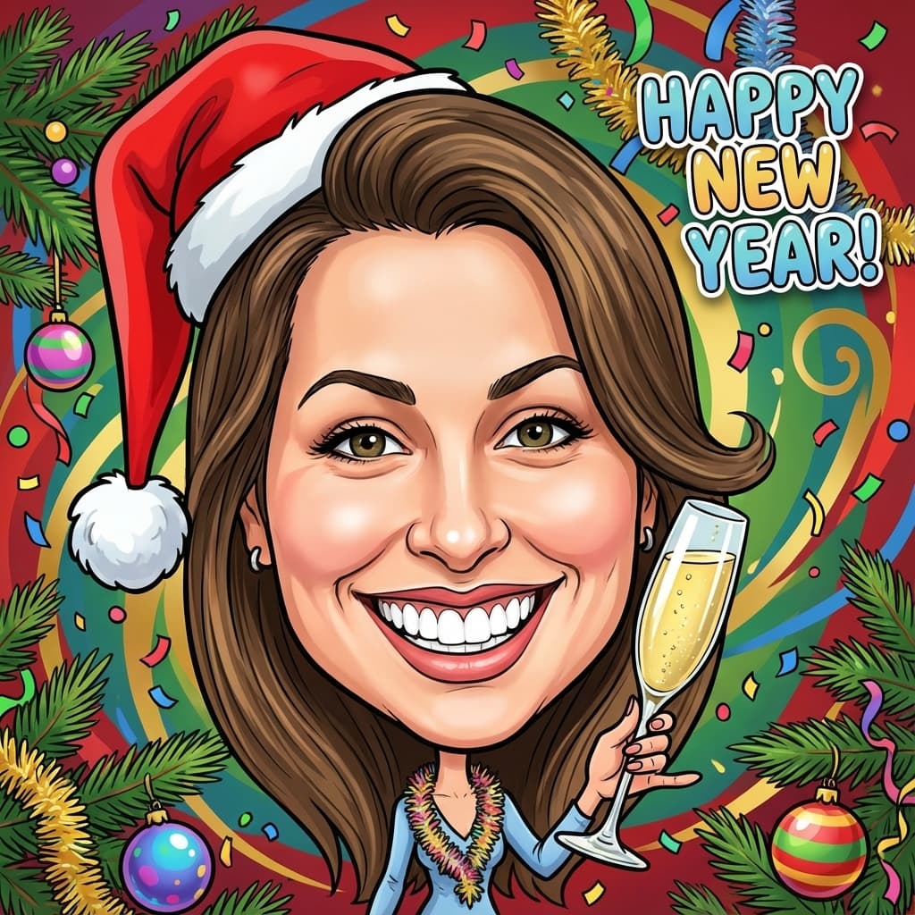 Новогодний Шарж